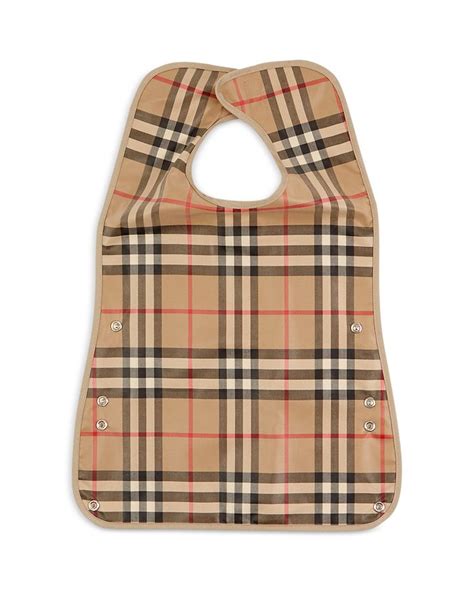 burberry check bib
